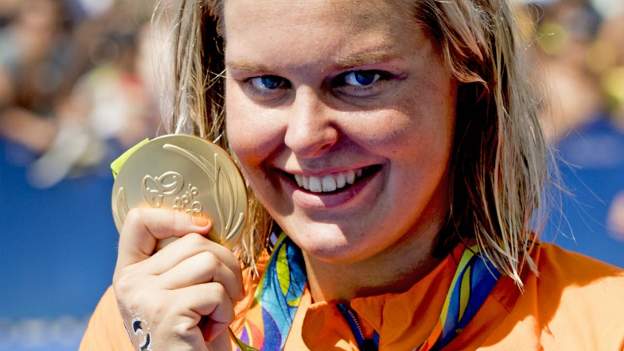Sharon van Rouwendaal won maandag goud in Rio. (Foto: ANP)
