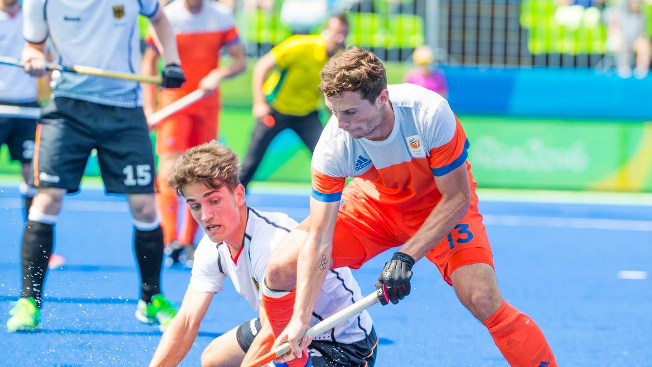 Sander Baart in actie tijdens de troostfinale (Foto: ANP)