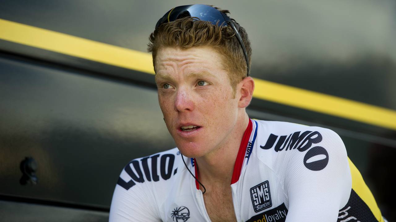 De achterstand op de rode truidrager valt mee voor Steven Kruijswijk