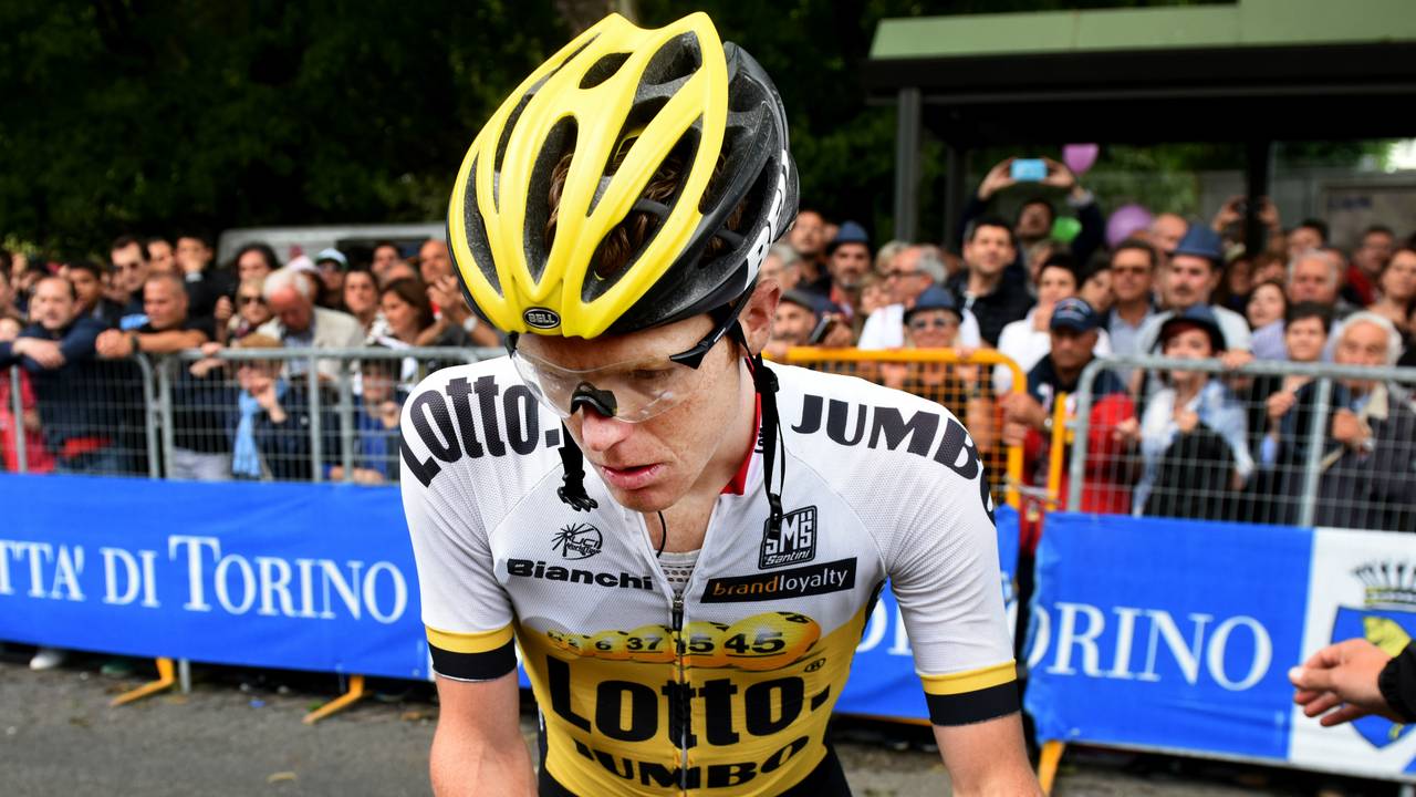 Steven Kruijswijk gaat voor een podiumplek (foto: ANP)