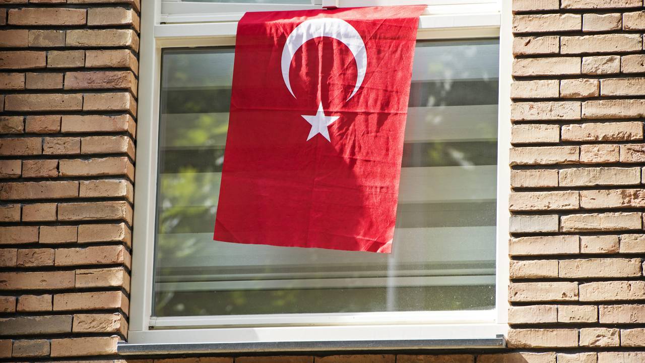 De Turkse vlag. Foto: ANP
