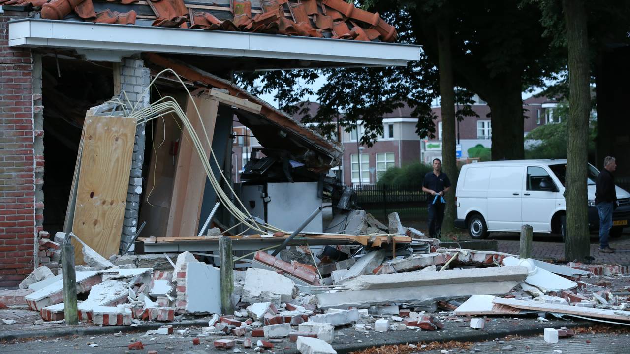 Schade na een plofkraak in Reusel