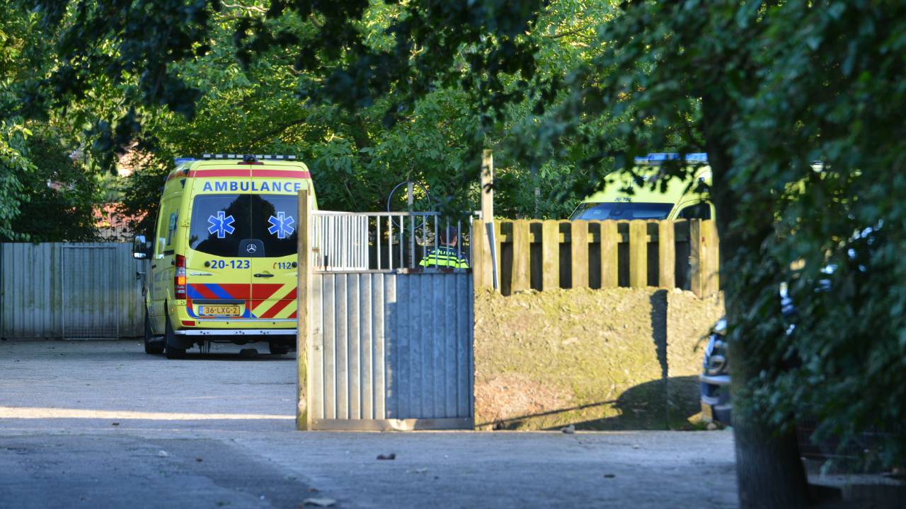 Hulpdiensten ter plaatse (foto: Perry Roovers / SQ Vision)