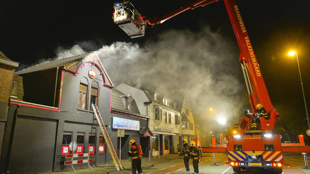 Brandje in Piramid Valkenswaard. (foto: Rico Vogels/SQ Vision)