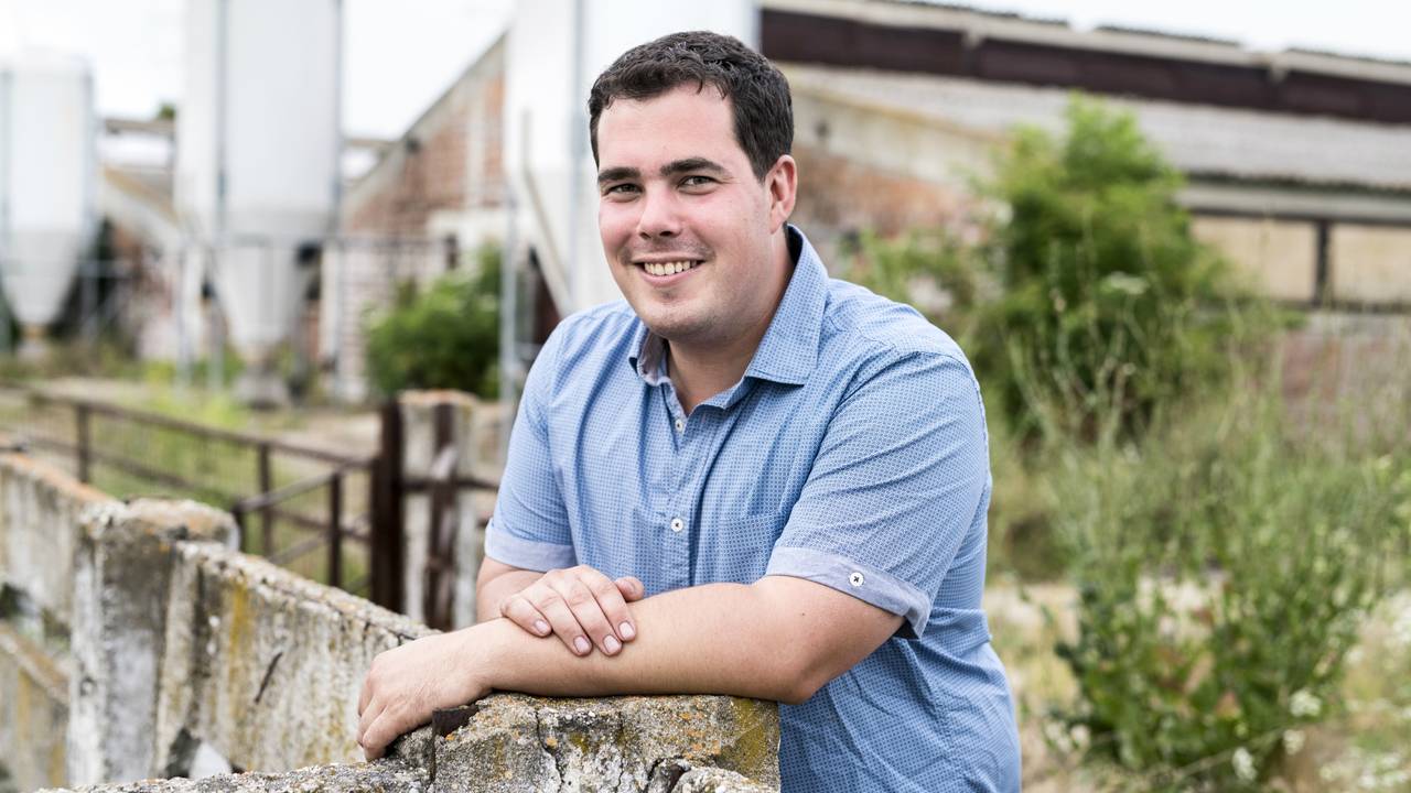 Boer David Kleiss (foto: Linelle Deunk/KRO-NCRV).