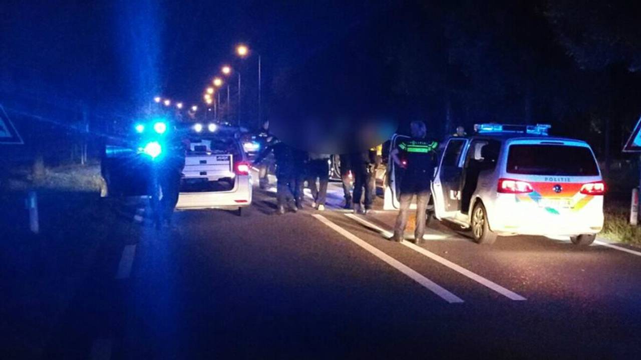 De verdachten werden aangehouden op de N329. (Foto: Facebook politie Oss)