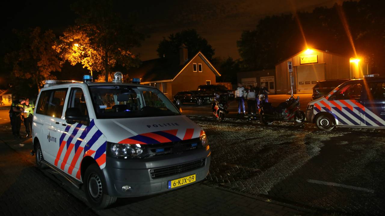 De politie deed onderzoek. (Foto: Christian Traets)