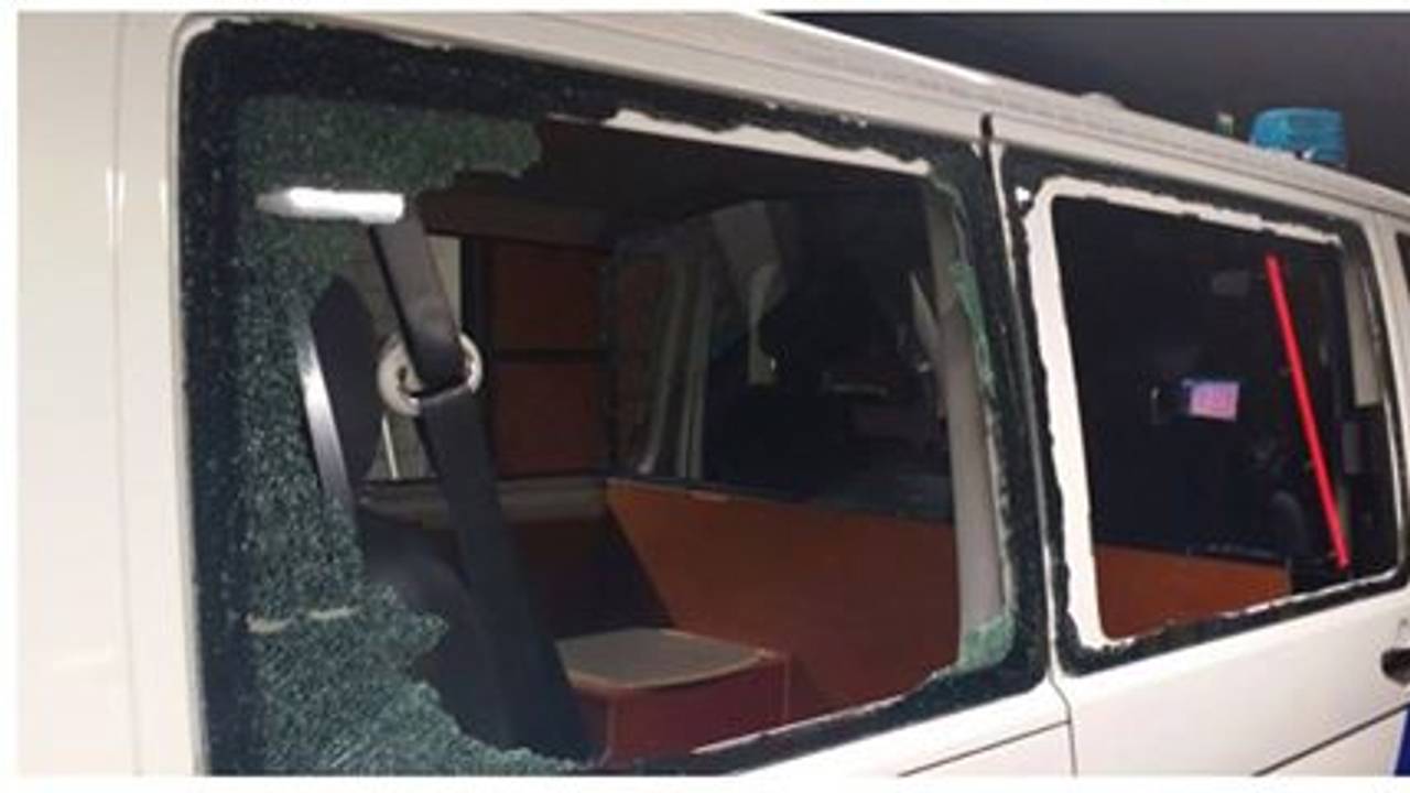 Foto van vernielingen in september (Foto: politie)