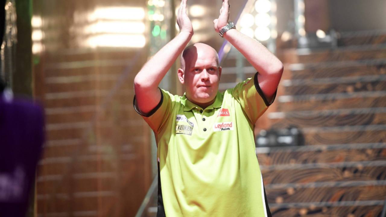 Michael van Gerwen is bezig aan een geweldige reeks