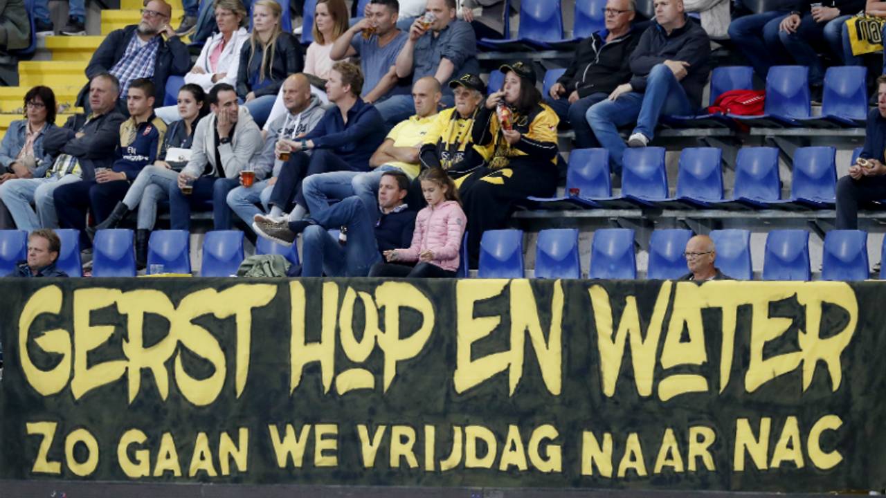 Fans van NAC Breda en hun voorliefde voor bier