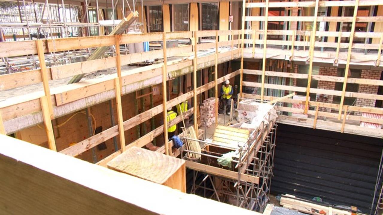 In de bouwsector ontstaan weer veel nieuwe banen.