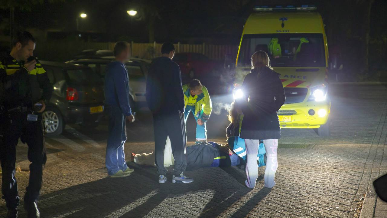 Twee mannen raakten gewond. (Foto: Marcel van Dorst/SQ Vision)