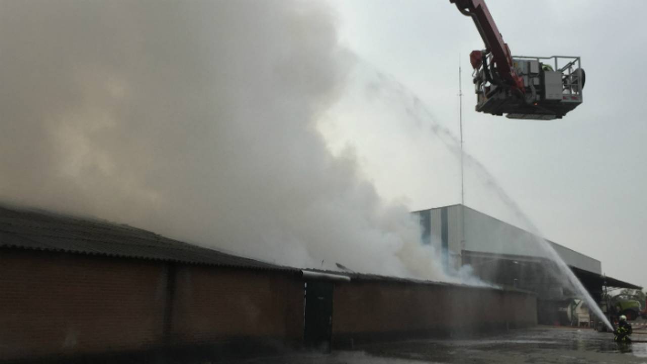 Er was vooral weer rookontwikkeling. (foto: Bart Meesters)