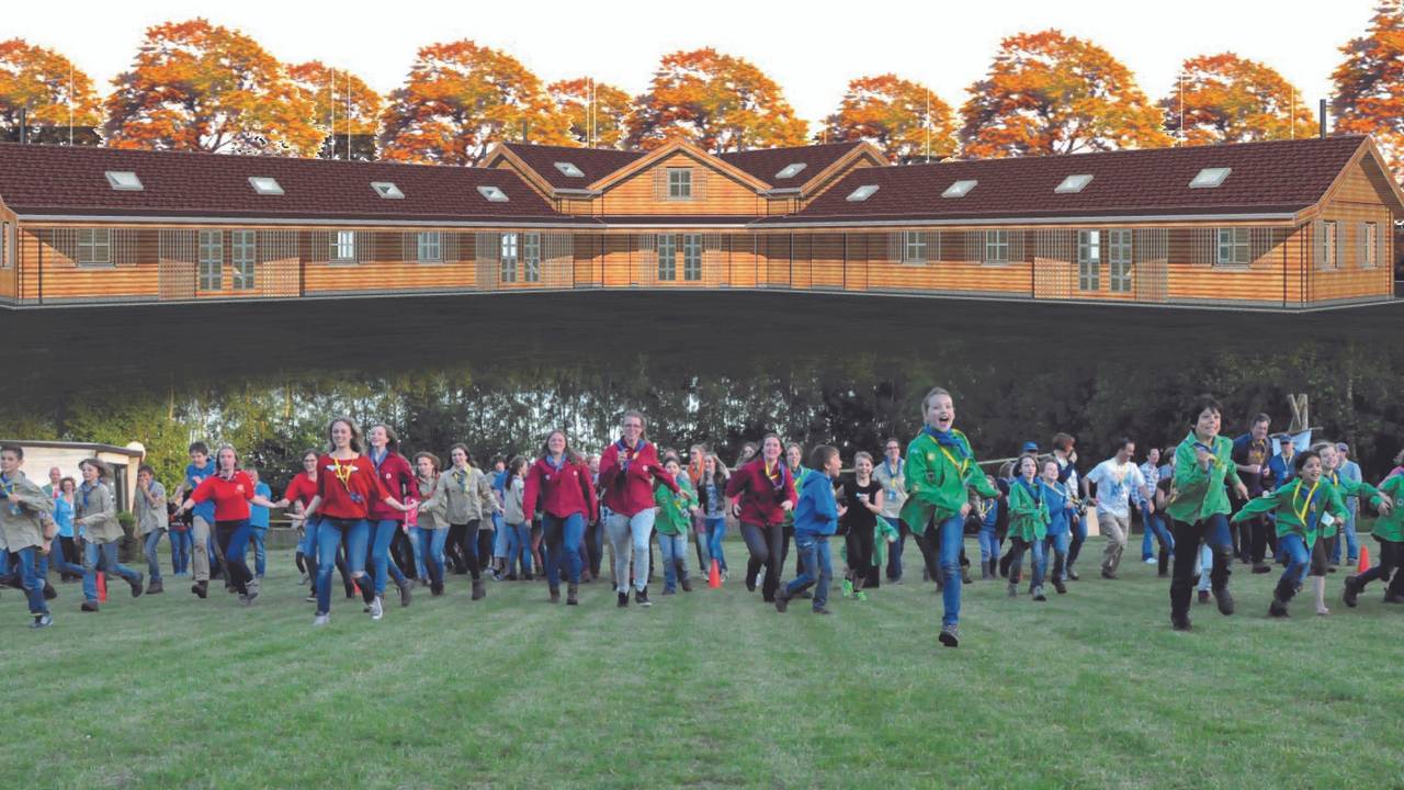 Een impressie van de nieuwe blokhut