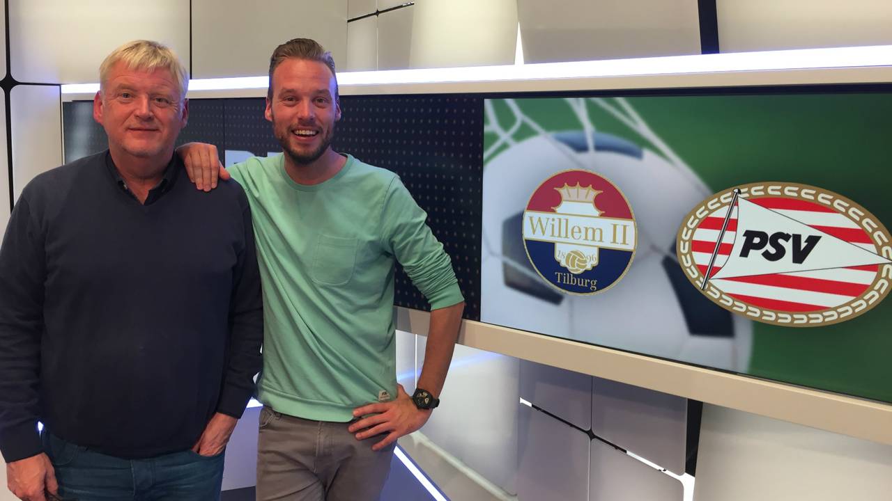 PSV-watcher Paul Post en Willem II-watcher Job van der Zon