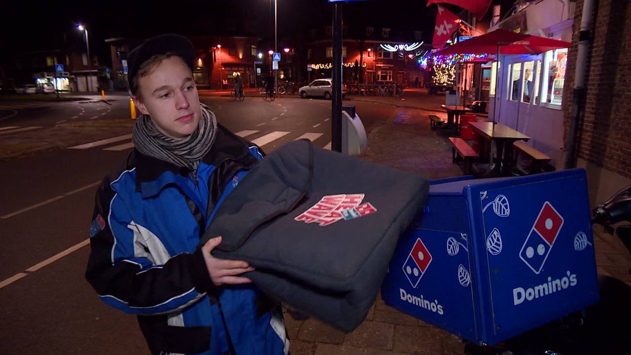 Ook Pizzabezorger Damian wordt binnenkort uitgerust met een camera.