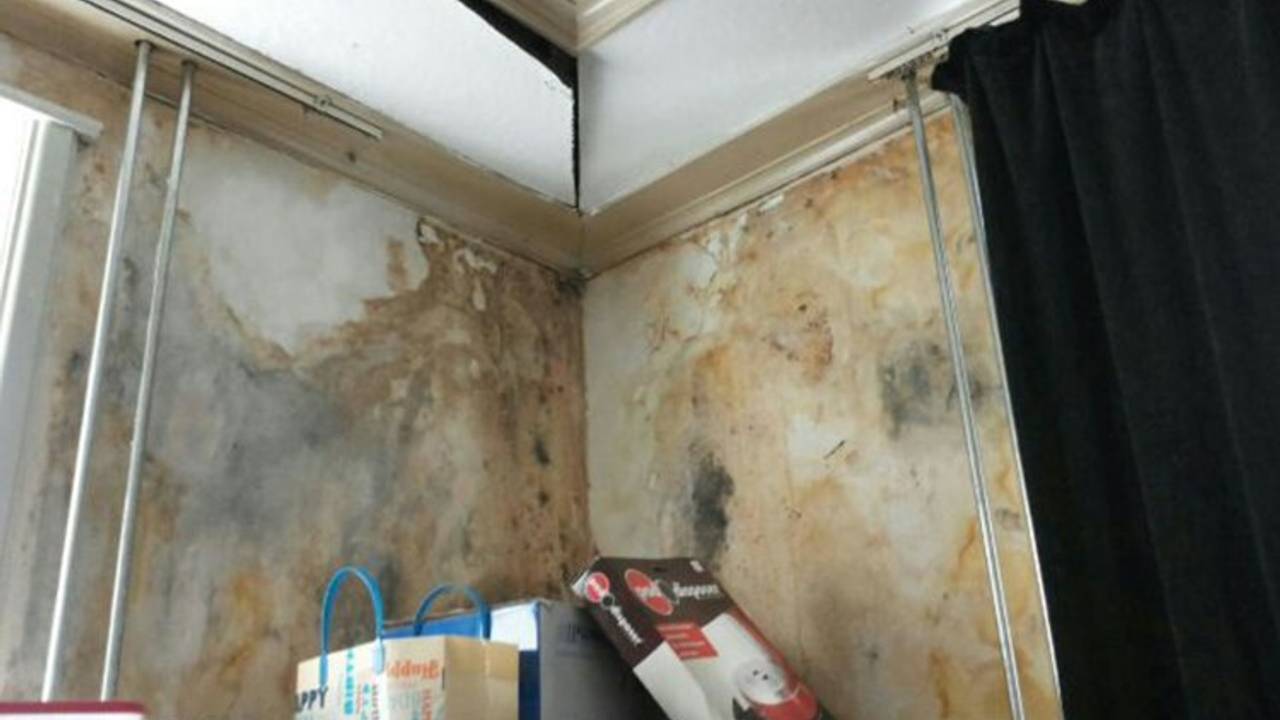 De Bulgaren verbleven in slechte huisvesting (Foto: Inspectie SZW)