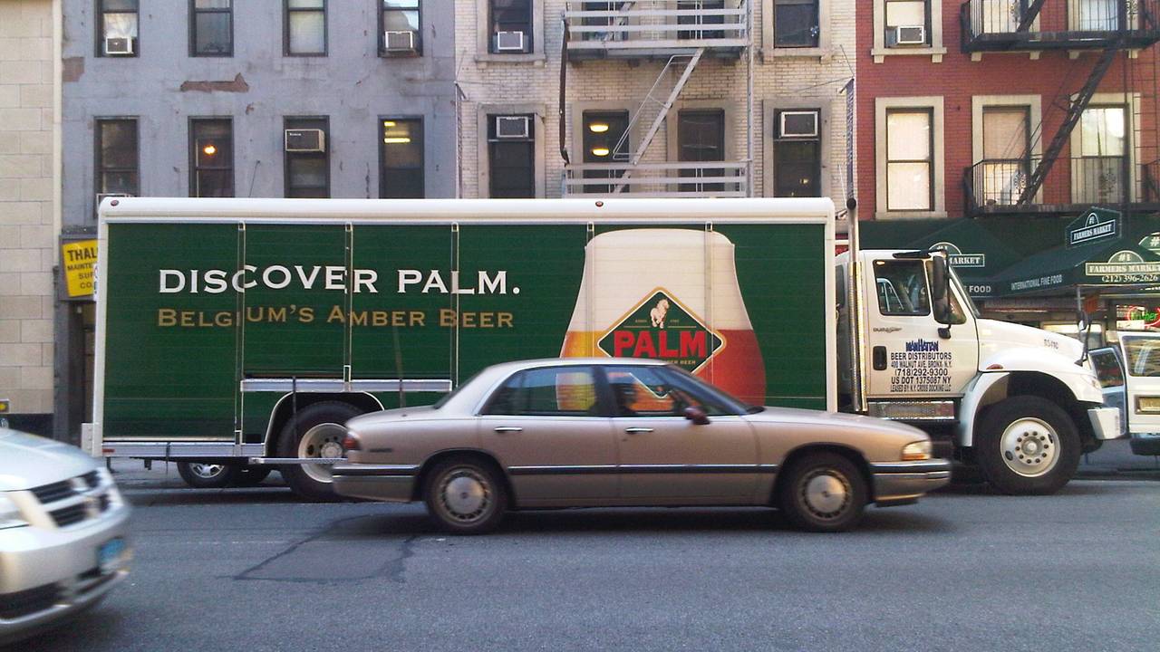 Palm bier kennen ze al in de Verenigde Staten.