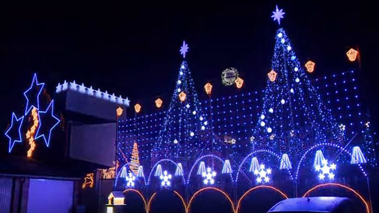 De kerstshow van familie Visser in Veldhoven