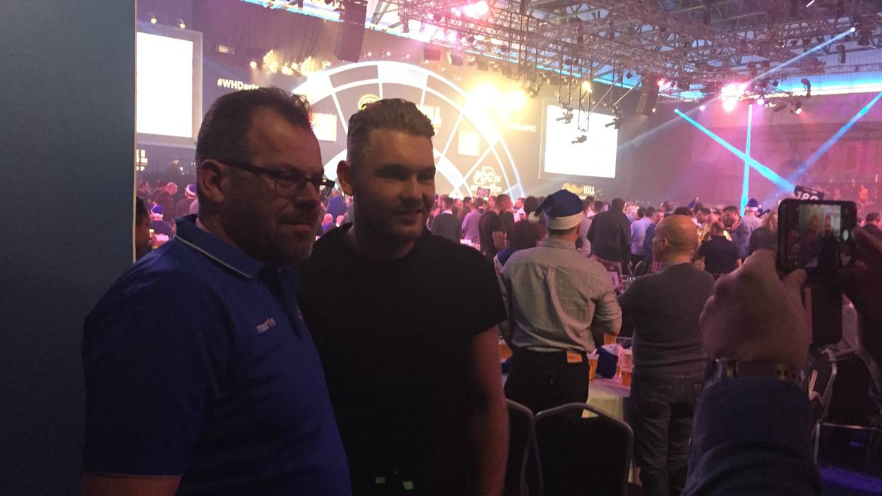 Jeroen Zoet in Alexandra Palace (foto: Joost van Erp)