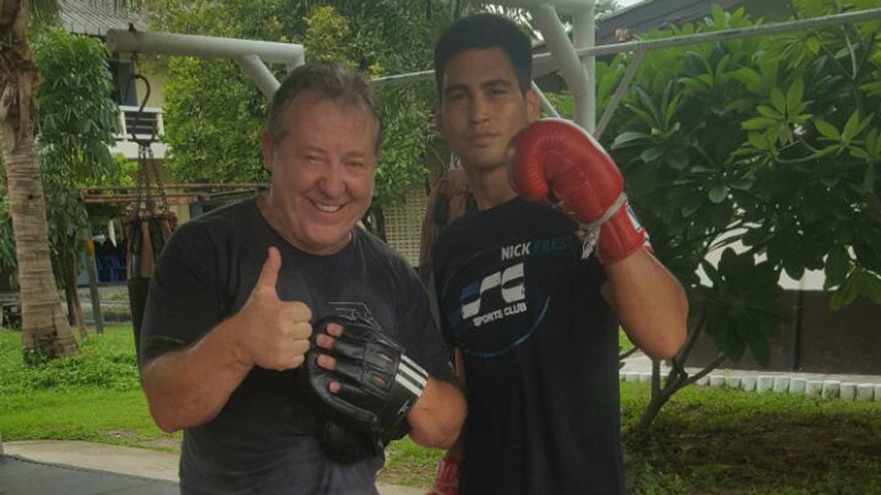 Hennie Mandemaker (links) en Nick Frese (foto: familie Mandemaker).