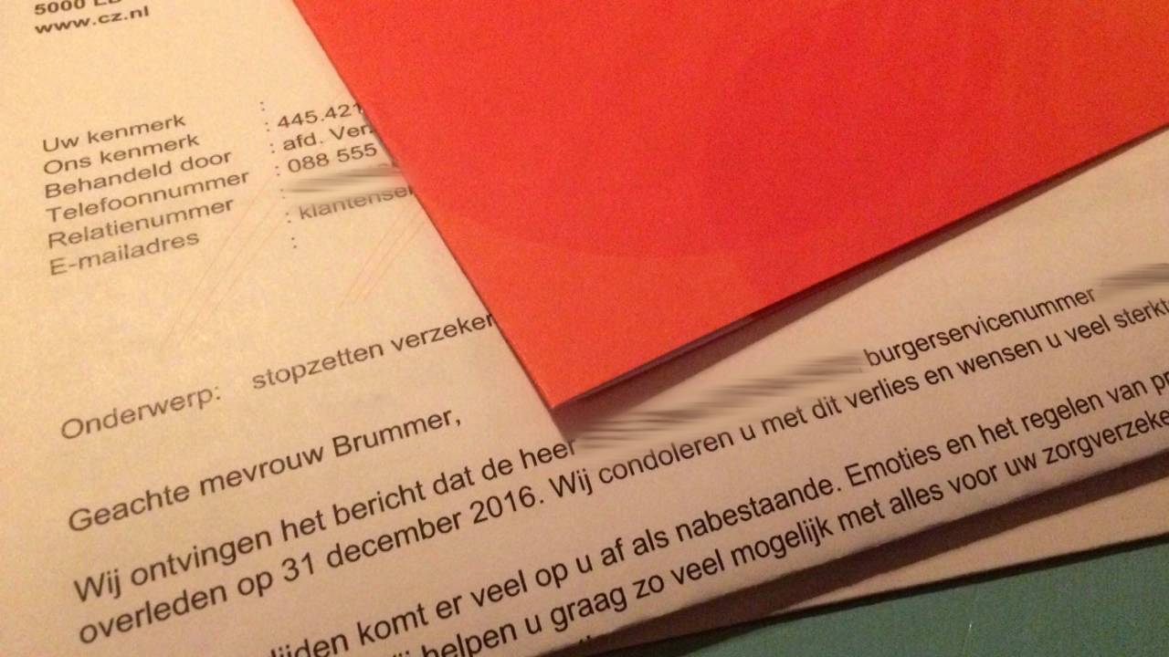 CZ in de fout: zorgverzekeraar verklaart Tilburgse overstapper dood