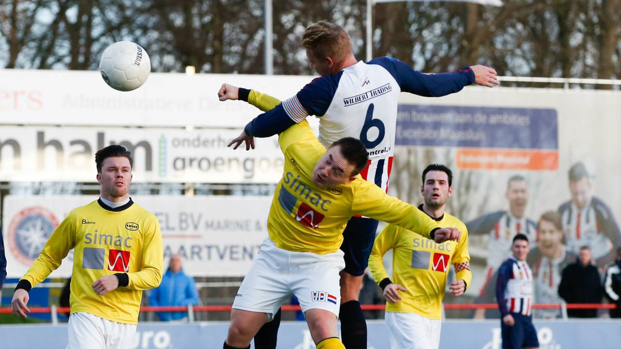 UNA verslaat regerend landskampioen Excelsior Maassluis (foto: OrangePictures).