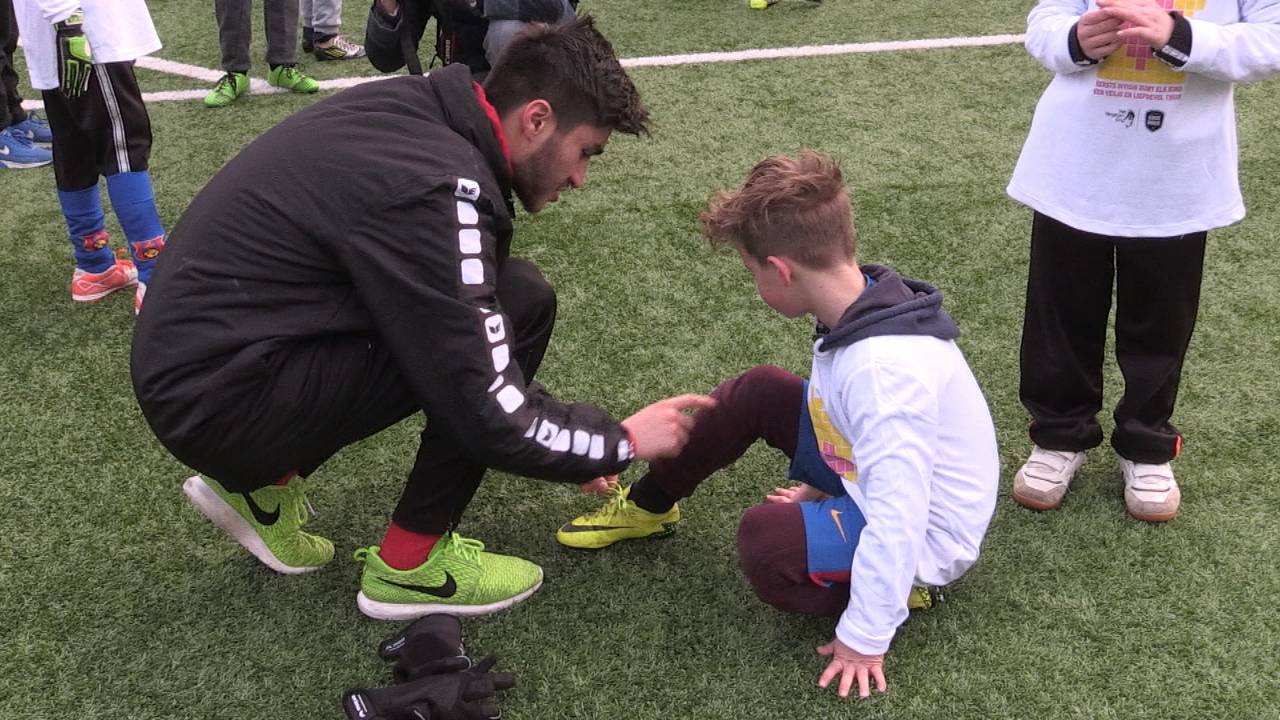 Eerst even goed de veters strikken