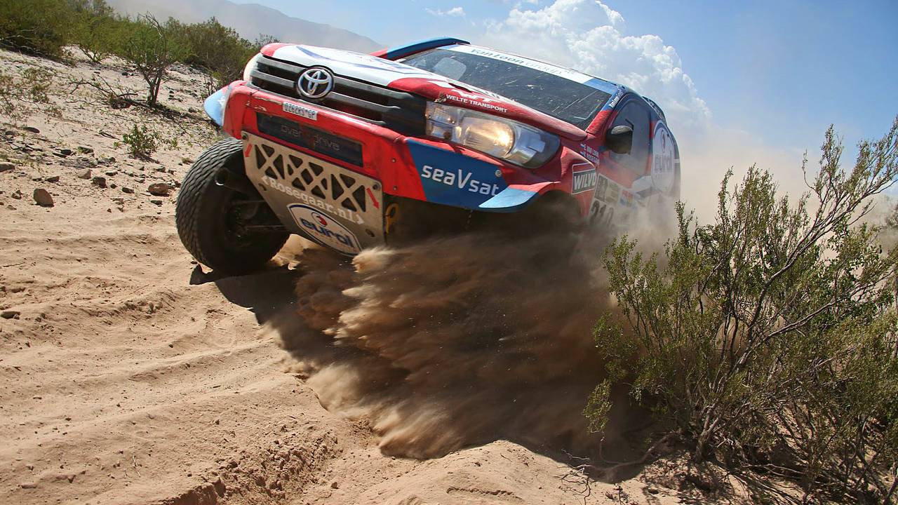 Erik van Loon tijdens de Dakar Rally (foto: Willy Weyens)