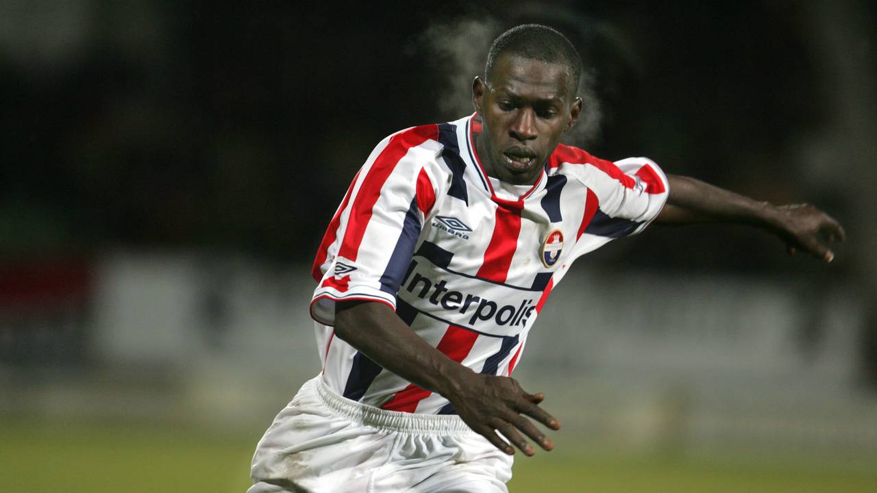 Jatto Ceesay in zijn periode als voetballer bij Willem II (foto: VI Images).