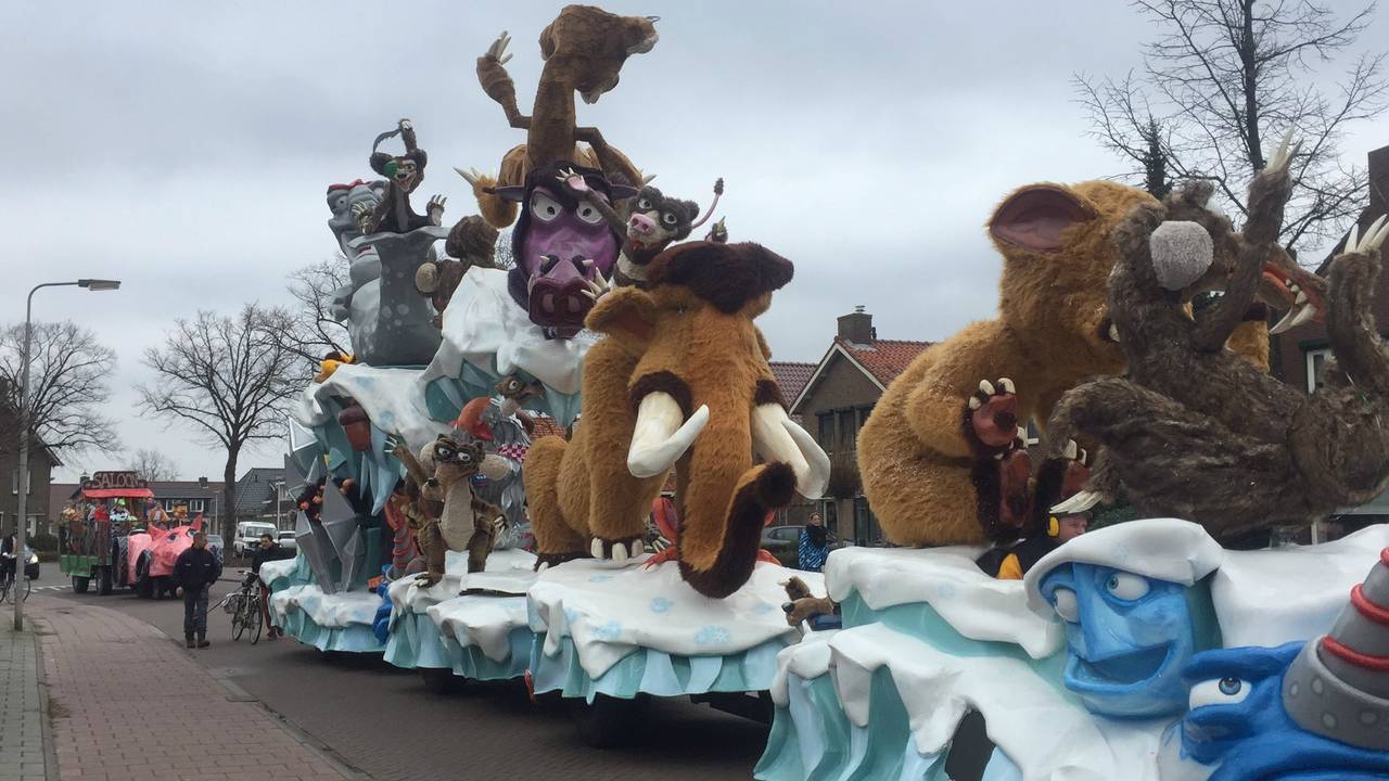 Ice Age-wagen te koop. (foto: Maarten van den Hoven)