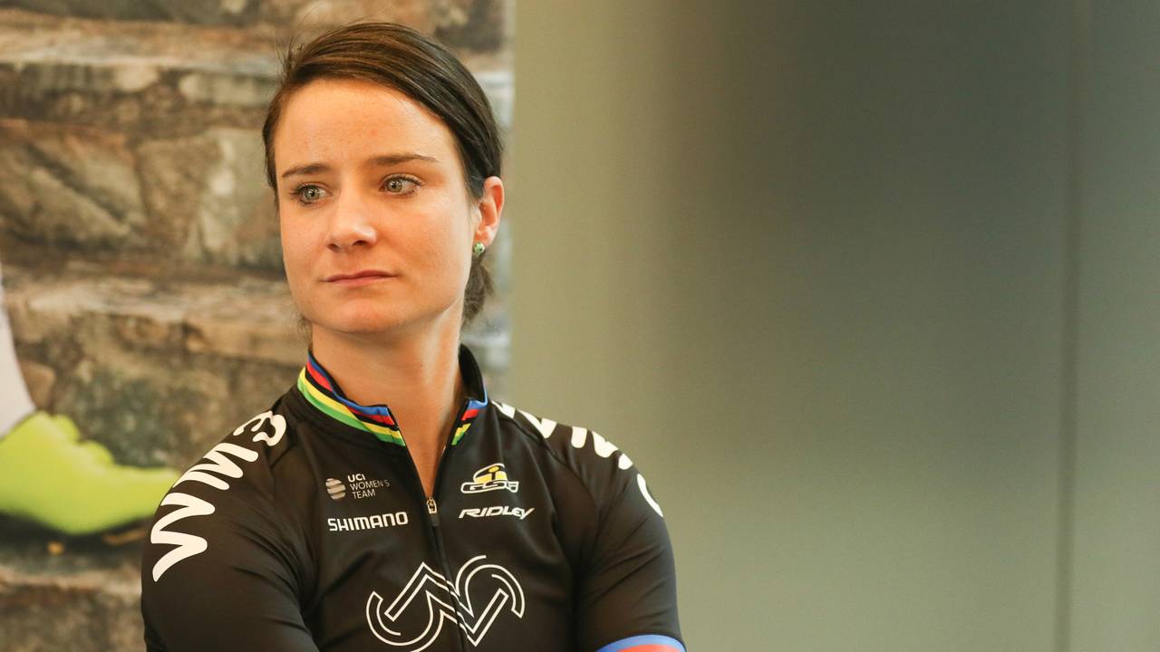 Marianne Vos werd zeventiende bij haar debuut op de weg dit seizoen (foto: VI Images).