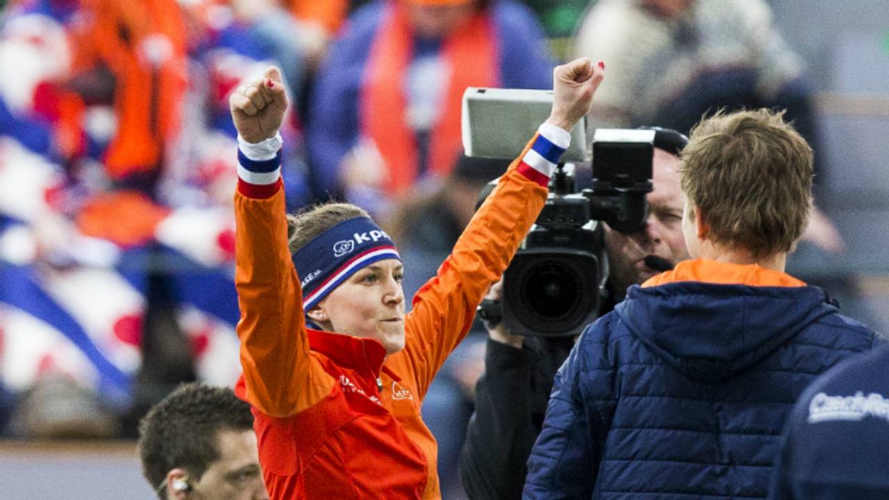 Ireen Wüst won haar zesde WK allround (Foto: ANP).