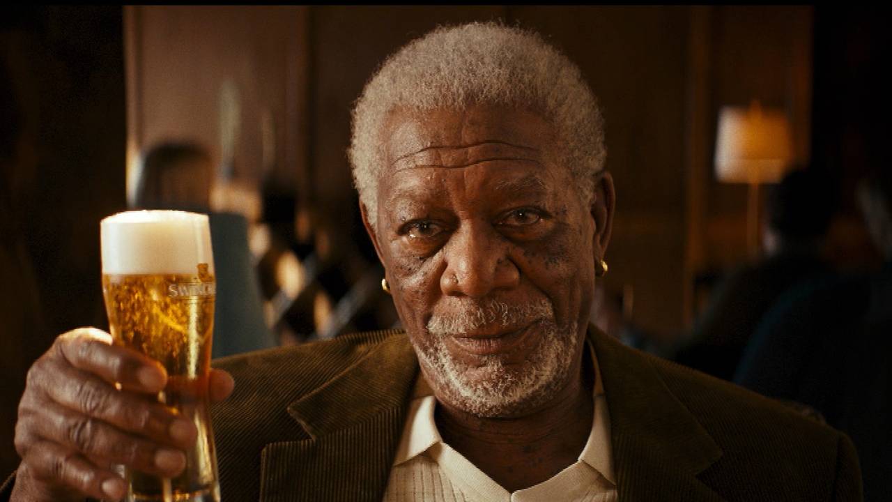 Morgan Freeman Wordt Morgan Bierman Wereldster Promoot Bier Van 