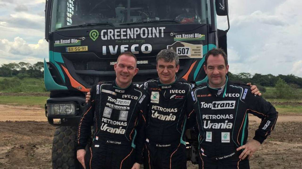 Anton van Limpt (links) stopt als navigator. (Foto: Anton van Limpt/Facebook)