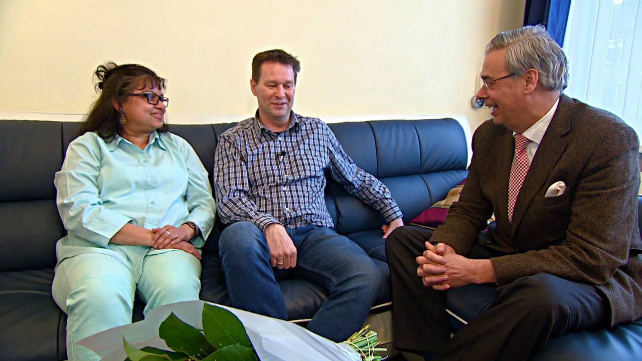 Chanda, Marcel en burgemeester Jan Brenninkmeijer