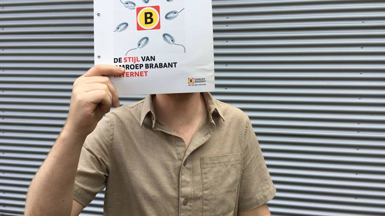 Deze Omroep Brabant-redacteur blijft liever anoniem met zijn foute overhemd