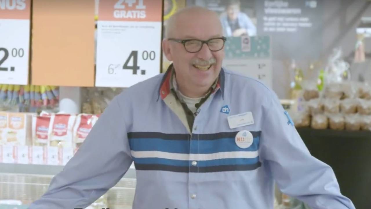 Louis in het filmpje (foto: Albert Heijn)