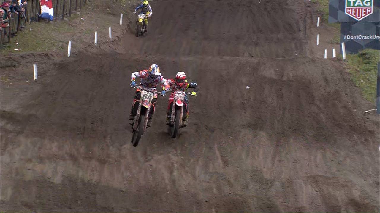 Jeffrey Herlings op de GP in Valkenswaard.