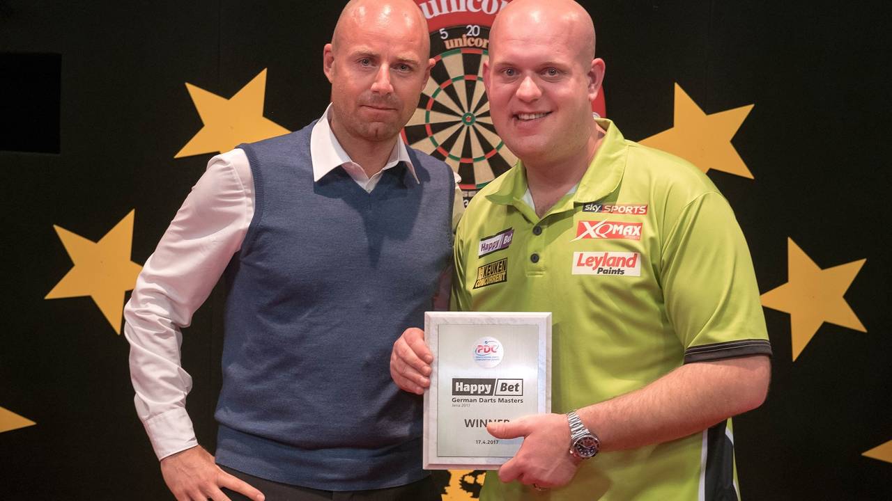 Van Gerwen won in Duitsland (foto: PDC Europe)