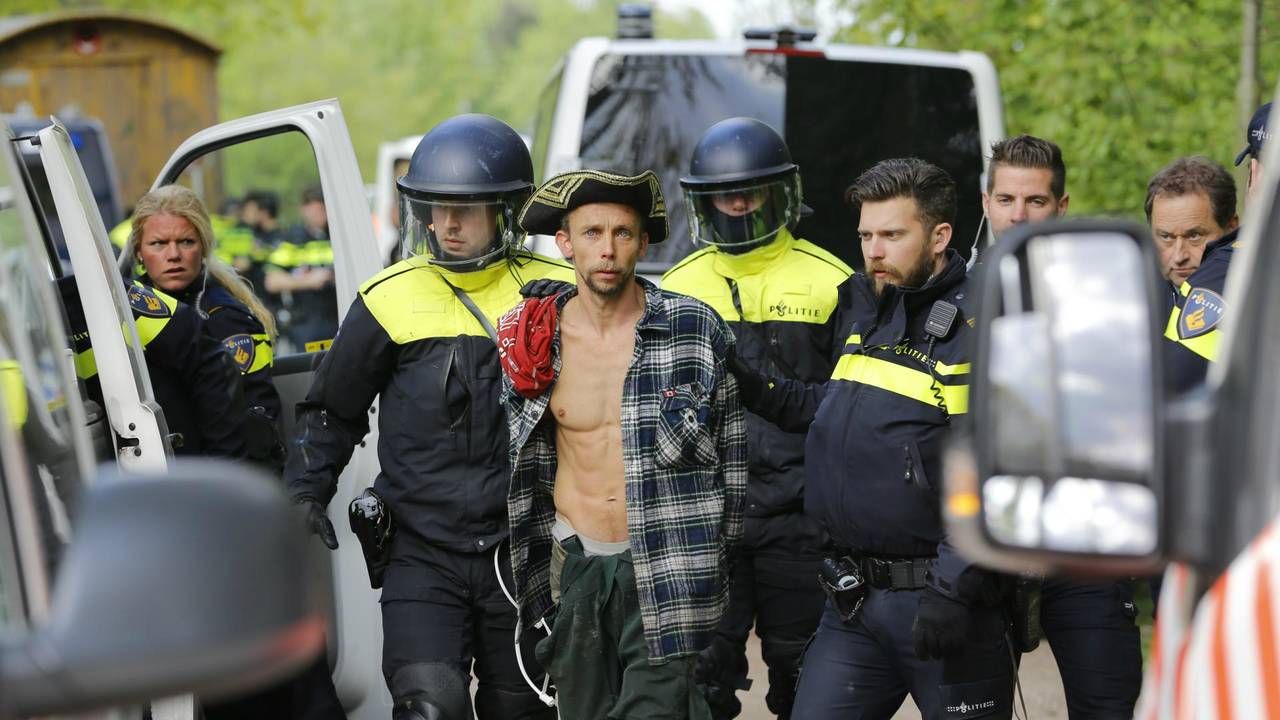 Kraker Igor van Hest is ook opgepakt. (Foto: Marcel van Dorst)