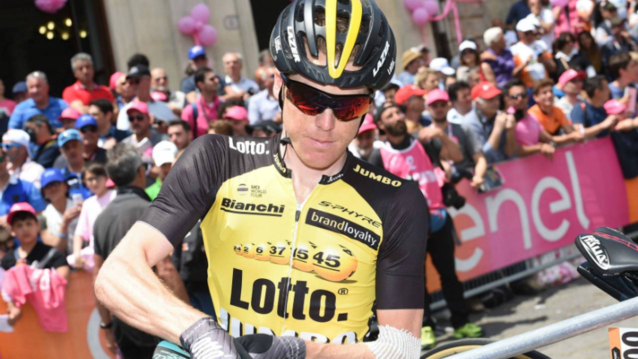 Steven Kruijswijk in actie in de Giro (foto: VI Images)