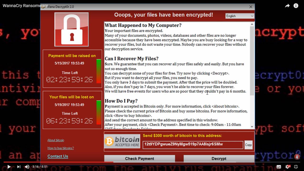 WannaCry 'gijzelt' de computer