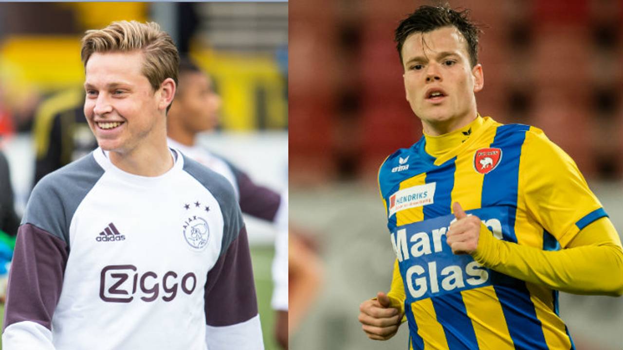 Frenkie de Jong en Tom Boere
