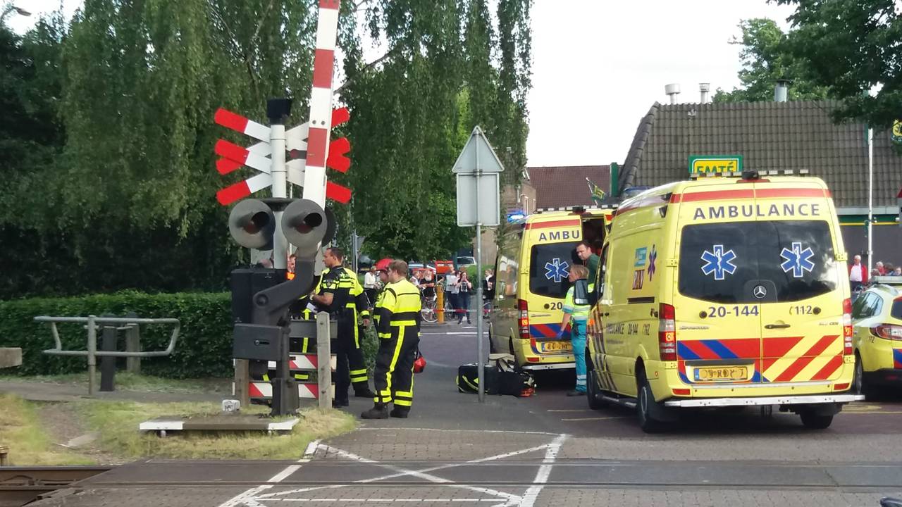 Ongeluk bij de spoorovergang in Oisterwijk (foto: Erik Emmen)