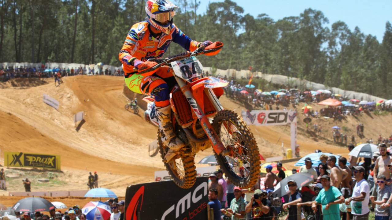 Jeffrey Herlings in actie in de MXGP. (Foto: VI Images)