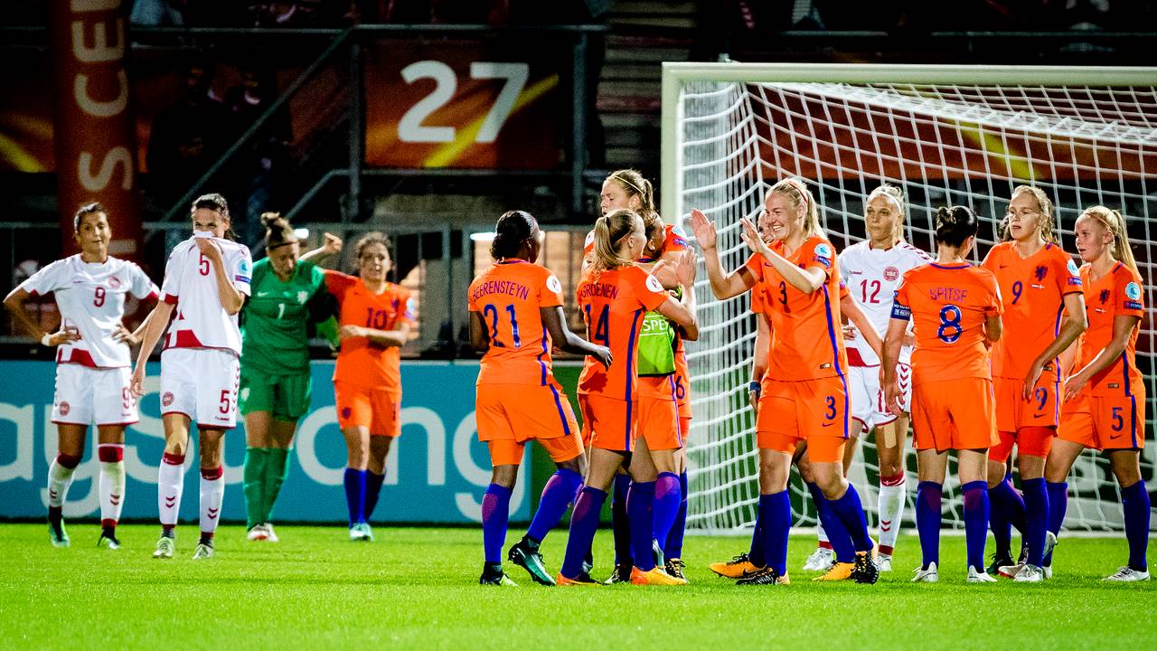 Oranje Leeuwinnen winnen op EK ook van Denemarken: 1-0 ...
