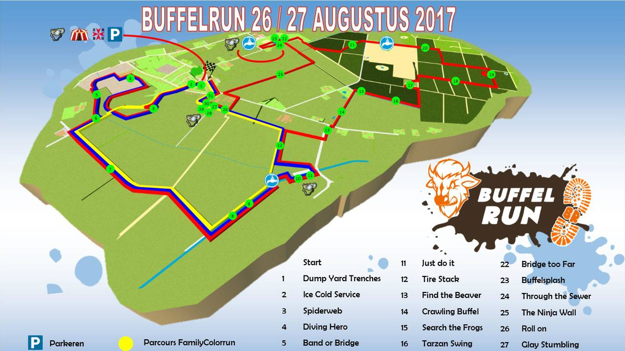 Duizenden deelnemers Buffelrun mogen niet door vervuilde rivier de Aa ...