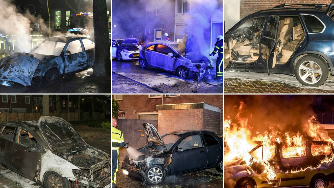 Een aantal van de recente branden in Tilburg