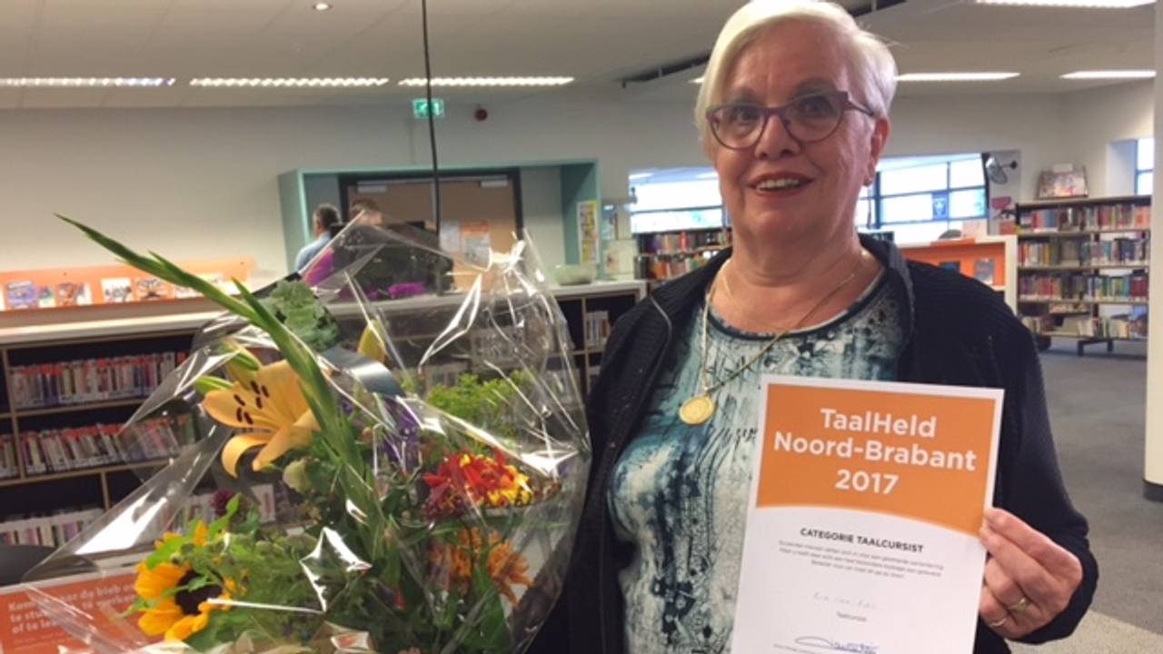 Ria van Ras is Taalheld van Brabant